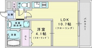 プレジオ御幣島の物件間取画像